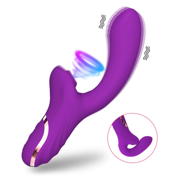 Rabbit Vibrator with Clitoral Suction Function / 2 in 1 G-Spot and Clitoral Mastrubator for Women - EVE's SECRETS